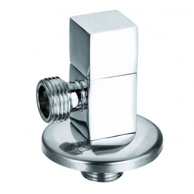 basin brass chrome plated tap water control angle valve