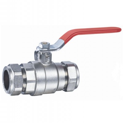 DN10 to 50 ball valve strong iron handle to connect with copper pipe